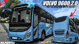 Brand New Realistic Volvo 9600 Facelift Sleeper Bus Mod For Bus Simulator Indonesia I #bussidmod