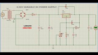 0-30V VARIABLE DC POWER SUPPLY | PART I | LAWLESS CREATORS | CIRCUIT DESIGNING