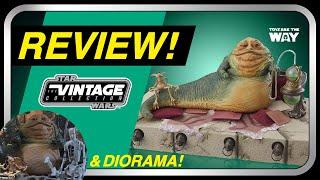 Star Wars The Vintage Collection Jabba the Hutt Action Playset with 8D8 & Salacious B. Crumb Review!