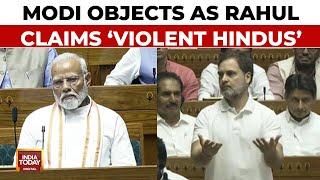 Can't Paint Hindus As Violent: PM Modi Objects As Rahul Gandhi Claims 'Violent Hindus' | India Today