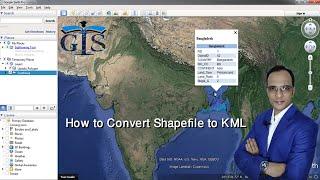 How to Convert Shapefile to KML (Course: ArcGIS Level 1. Lecture:51) | Google Earth | GIS | ArcMap |