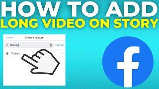 How To Add Long Video On Facebook Story (2024)