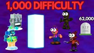 How I Beat FNAF World 1,000 Times Harder Than Normal