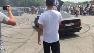 Дрифт BMW e34 v8 m62 b46 строкер под альпина drift bernaud