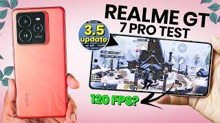 Realme GT 7 Pro - 120fps  BGMI Test | BGMI 3.5 Update