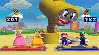 Mario Party 5 - Peach and Daisy Beats Mario and Luigi (Hardest Difficulty)