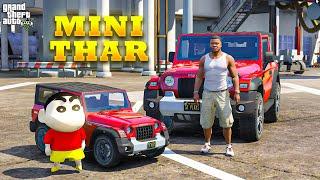 Shinchan New Mini Mahindra Thar in GTA 5 | Who Will Win? || SK Plays