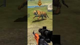 Tiger attack on deer target by sniper #trending #foryou #viralvideo #viralshort #gaming #animals