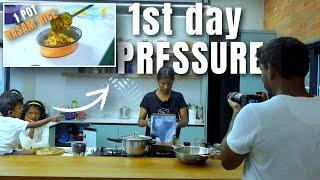 1st DAY SCHOOL HECTIC morning/30 Mins lunch box and breakfast vlog/one pot rasam rice recipe