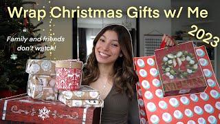 WRAP CHRISTMAS PRESENTS W/ ME || Vlogmas Day 19