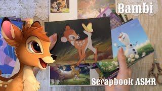 Bambi | Scrapbook | Asmr | No Music | Disney | Sticker Sounds