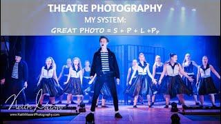 Theatre photography - my system to get great photographs