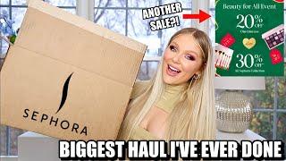 HUGE SEPHORA HAUL DECEMBER 2021  (like actually the biggest haul I've ever done) | KELLY STRACK
