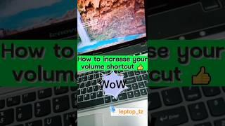 increase volume shortcut  जल्दी देखो #viral #laptop #shortcuts #shorts