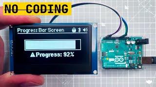 Arduino & OLED: No Coding Needed   (Arduino UNO, SSD1306 OLED IIC, Lopaka, Photopea, u8g2)
