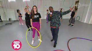 STUDIO 10 INTERVIEW ON HULA HOOP DANCE - SPINJOY & DANIEL DOODY