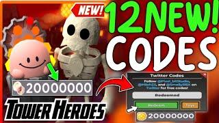  NEW! ️ CODES   TOWER HEROES CODES AUGUST 2024 | TOWER HEROES REDEEM CODES 2024