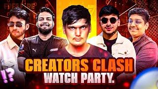 CREATOR CLASH TOURNAMENT WATCH PARTY  || MAFIABALA IS LIVE || #freefire #themafias #mafiabala