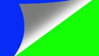 New Fanmade Page Curl Effect Blue Screen And Green Screen Test ChromaKey 8