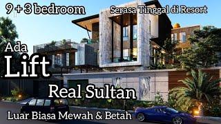 Desain Rumah Mewah Bapak Koan di Manado, Lahan 29 X 39