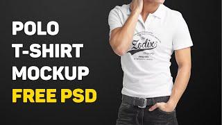 How to Create a Man Polo Shirt Mockup Free PSD Template