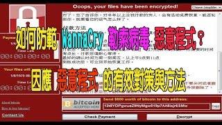 如何防範 WannaCry 『勒索病毒』『惡意程式』？因應『惡意程式』的對策 part 2