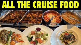 Buffet Tour & All the Food we ate on the Carnival Paradise