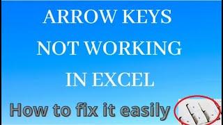 Arrow Keys not working in excel | Excel Tutorial | Scroll Lock