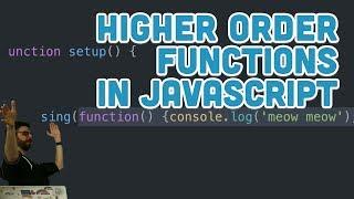 16.5: Higher Order Functions in JavaScript - Topics of JavaScript/ES6