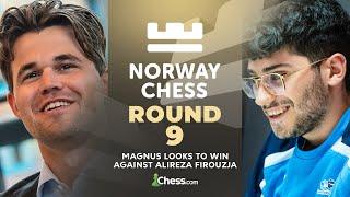 Magnus vs. Alireza! Can Alireza Spring A Surprise Win To Shuffle Leaderboard? Norway Chess 2024 Rd 9