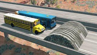 Mobil vs Speed Bumps #4 - BeamNG Drive