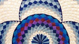 quilting free-motion victorian feathers