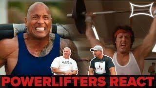 Professional Powerlifters React to Lifting Scenes in Hollywood
