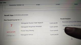 Kena poin penalti shopee berapa lama hilang? cara menghapus point pinalti yang sedang berjalan