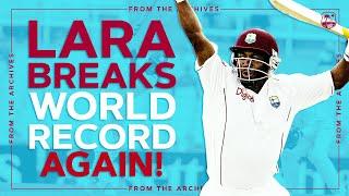 Brian Lara 400 v England! | His Second World Record! | Windies