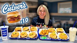 CULVER'S DOUBLE DELUXE BUTTER BURGER CHALLENGE