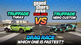 GTA 5 Truffade Thrax VS Truffade Nero Custom | Which One is the Best Drag Racer, Speed Test! #27