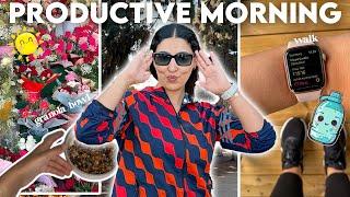 Productive Morning Vlog  روتيني فصباح جديد و الخدمة