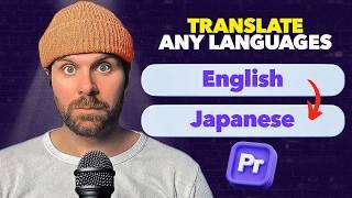 Auto-Translate Captions in Premiere Pro (Easier Than You Think)