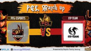 PSYCHO CHAMPIONS LEAGUE PCL TEAM 2 MATCH 2 WEEK 2 |  PFG-ESPORTS VS ITP TEAM