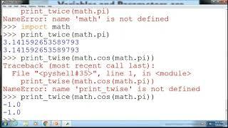 Variable and Parameters are local