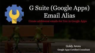 G Suite Email Alias - Create free multiple emails in G Suite - and save money