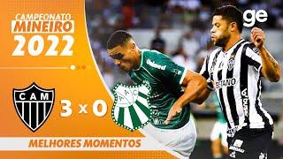 ATLÉTICO-MG 3 X 0 CALDENSE | MELHORES MOMENTOS |  11ª RODADA MINEIRO 2022 | ge.globo