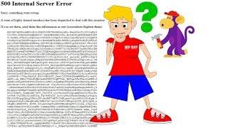 YouTube 500 Internal Server Error sorry,something went wrong (what does it mean & What You can do)