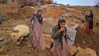 Nomadic Lifestyle in Iran: The Story of a Resilient Mother and Her Child in Winter