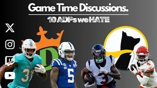 10 ADP's We HATE on DraftKings and Underdog | 2024 Best Ball Mania