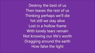 The gentle waves - falling from grace (lyrics)