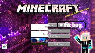 how To CHANGE MCPE UI TO JAVA UI + FIX BUG credit to Eckosoidier