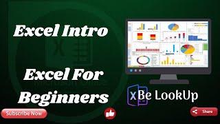 1- Excel Intro | Microsoft Excel Tutorial for Beginners in Hindi | Excel Training | BeLookUp