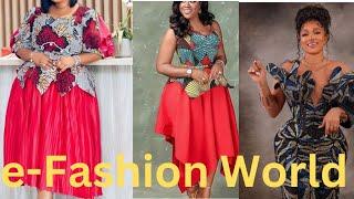 Ankara Fashion Dress Designs 2024 | Simple Ankara Dress Styles For The Pretty Ladies